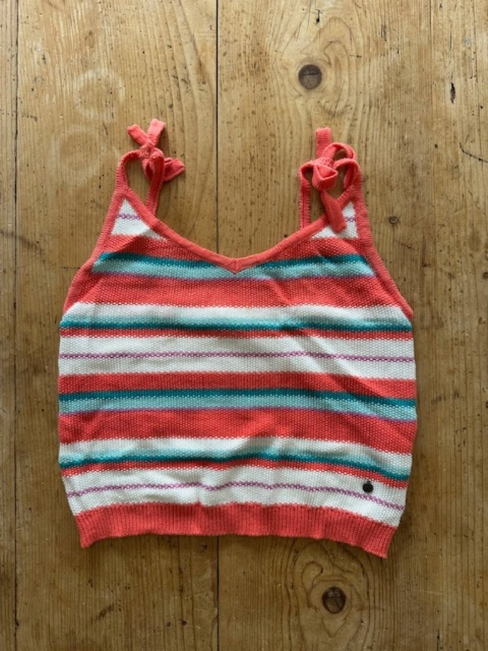 LSN Girls Knit Stripe Top Size 8